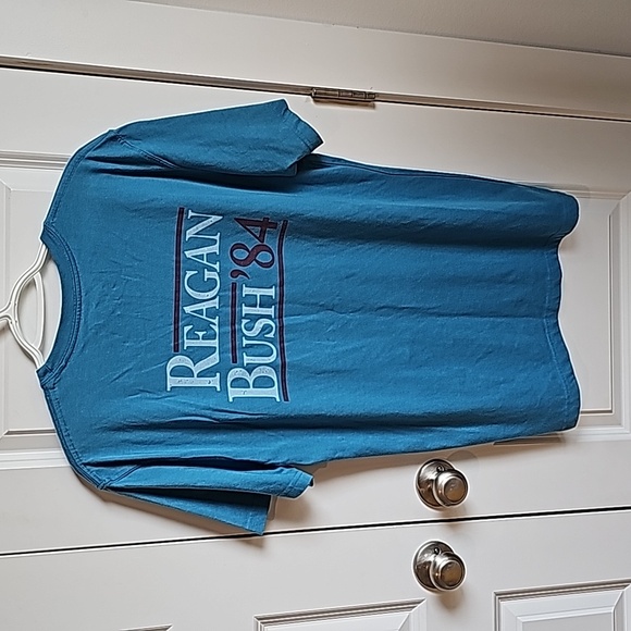 Rowdy Gentleman "Reagan Bush '84" Tee in Men's Size Large - Picture 4 of 5